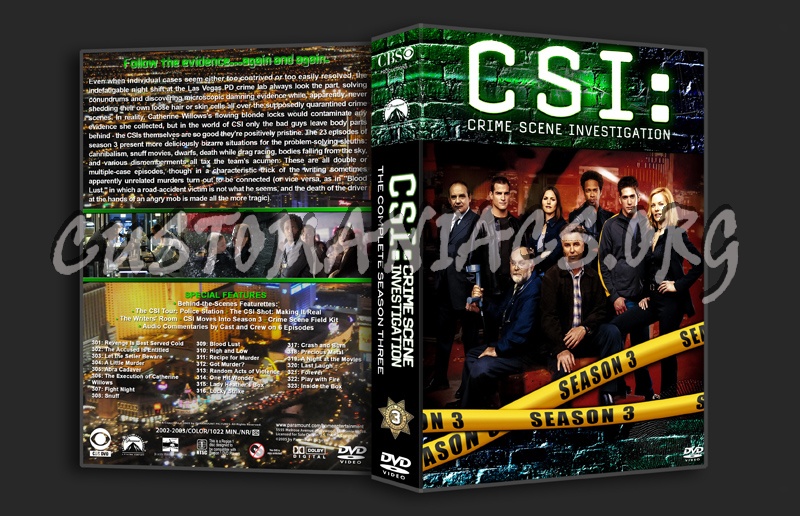 CSI: Crime Scene Investigation - The Complete Series (3370x2175) dvd cover