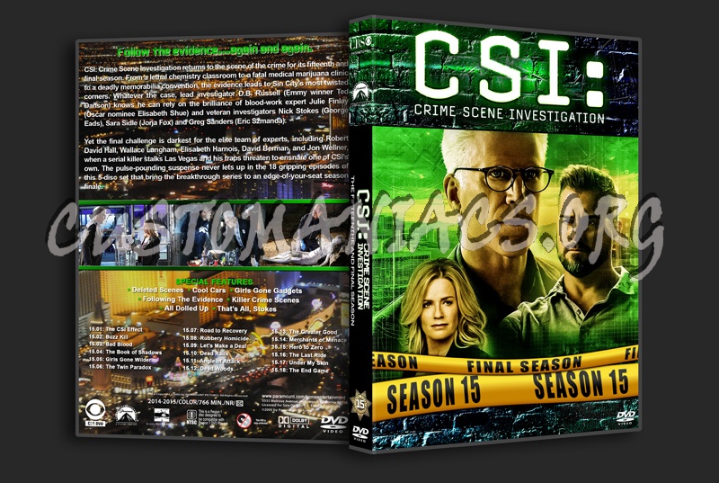 CSI: Crime Scene Investigation - The Complete Series (3240x2175) dvd cover