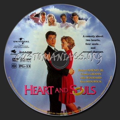 Heart and Souls dvd label