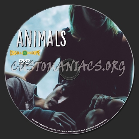 Animals dvd label