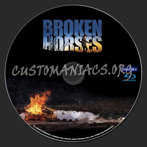 Broken Horses blu-ray label