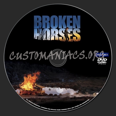 Broken Horses dvd label