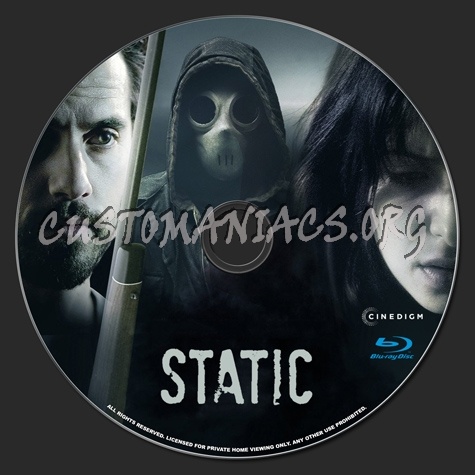 Static blu-ray label