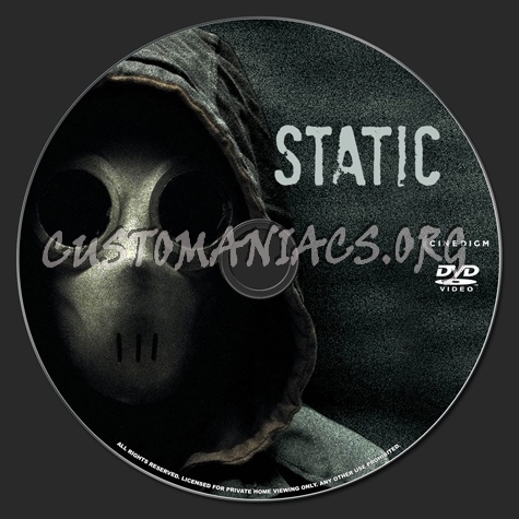 Static dvd label