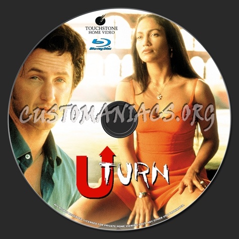 U-Turn blu-ray label