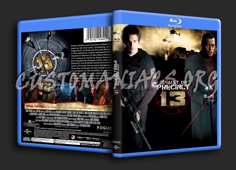 Assault on Precinct 13 blu-ray cover