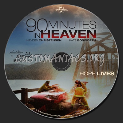 90 Minutes In Heaven blu-ray label