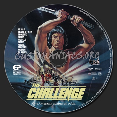 The Challenge dvd label