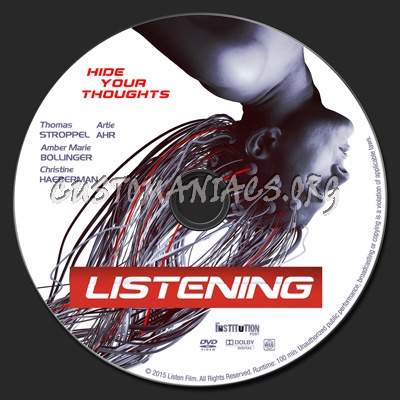 Listening dvd label