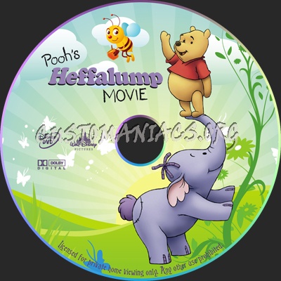 Poohs Heffalump Movie dvd label