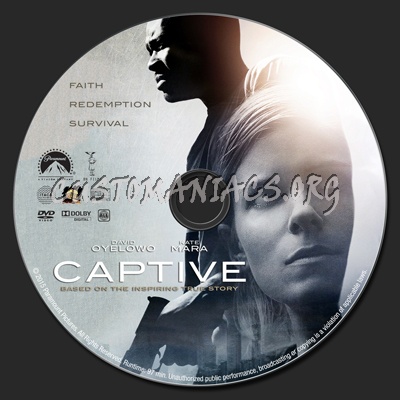 Captive (2015) dvd label