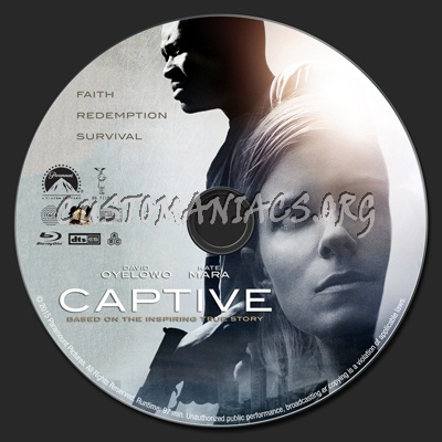 Captive (2015) blu-ray label