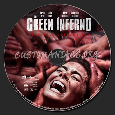 The Green Inferno dvd label