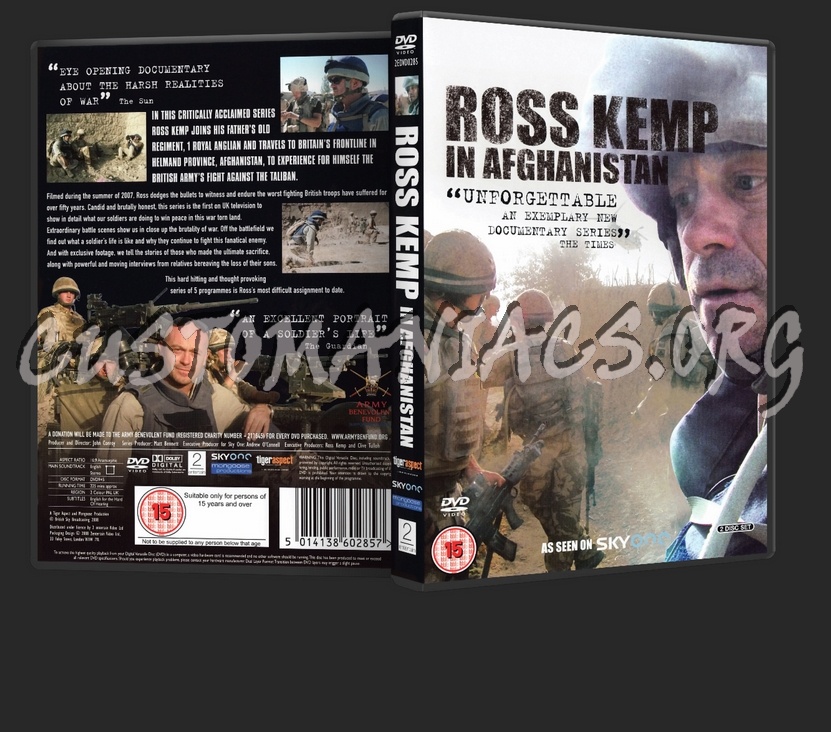 Ross Kemp In Afghanistan dvd cover