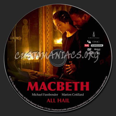 Macbeth dvd label