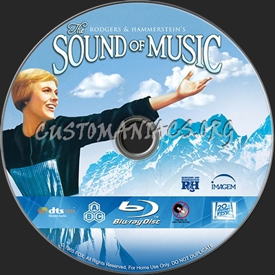 The Sound of Music blu-ray label