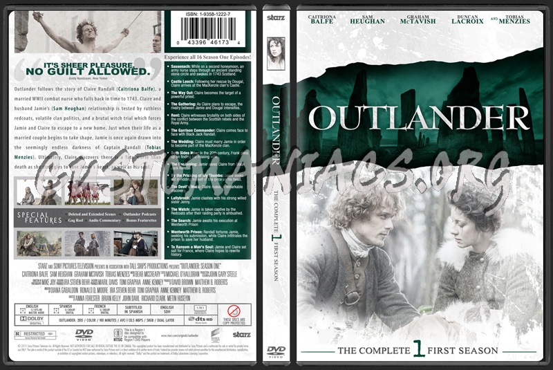 Outlander Season One dvd cover