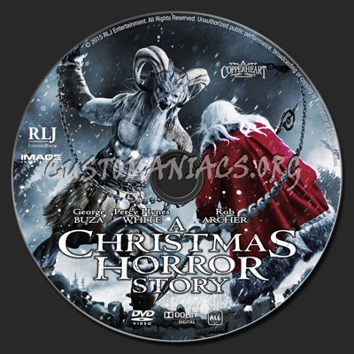 A Christmas Horror Story dvd label