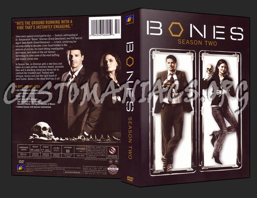 Bones - Season 2 dvd cover