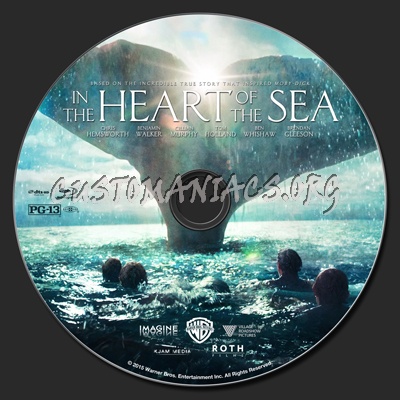 In The Heart Of The Sea blu-ray label