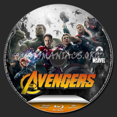 Avengers: Age of Ultron blu-ray label