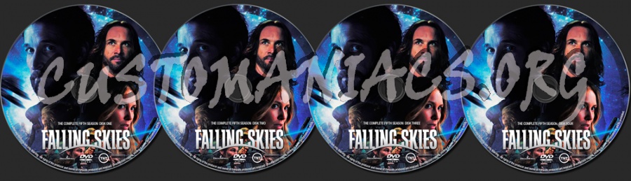 Falling Skies Season 5 dvd label