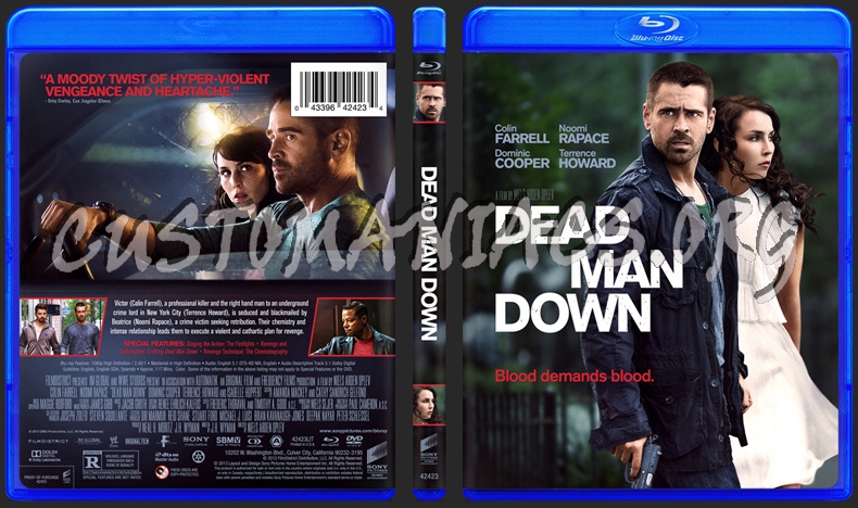 Dead Man Down blu-ray cover