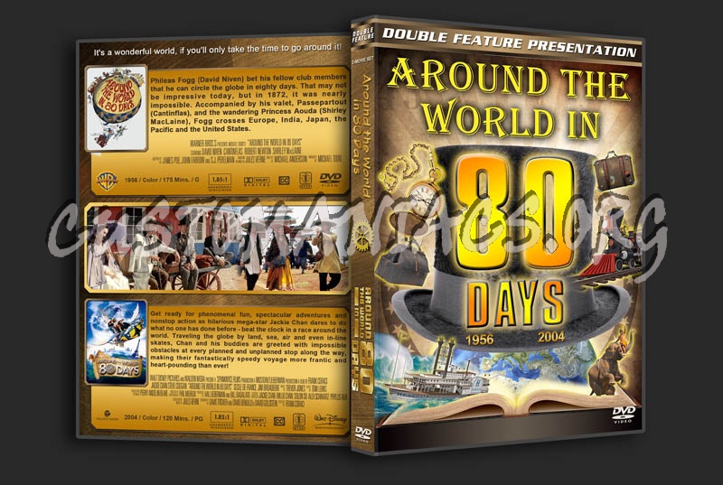 Around the World in 80 Days Double Feature dvd cover