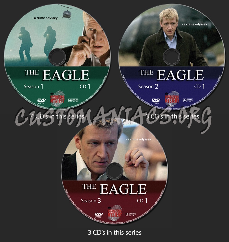 The Eagle - Seasons 1 thru 3 dvd label