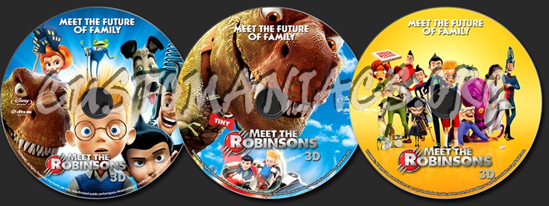 Meet the Robinsons (3D) blu-ray label