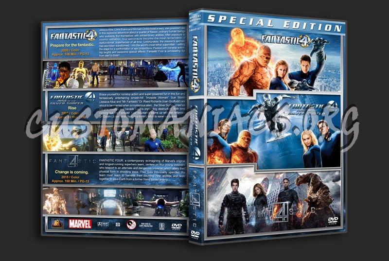 Fantastic 4 Triple Feature dvd cover