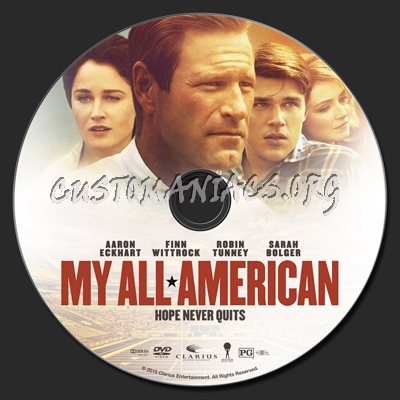 My All American dvd label