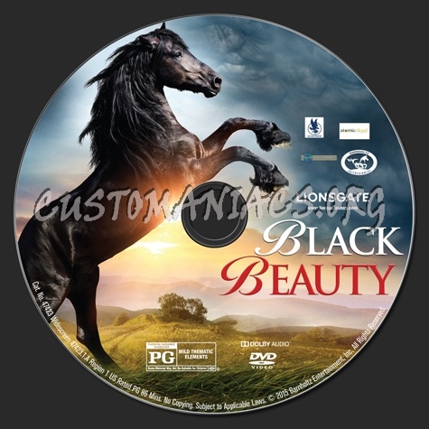 Black Beauty (2015) dvd label