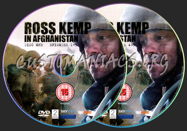 Ross Kemp in Afghanistan dvd label