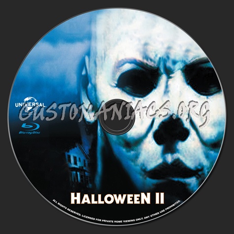 Halloween II blu-ray label - DVD Covers & Labels by Customaniacs, id ...