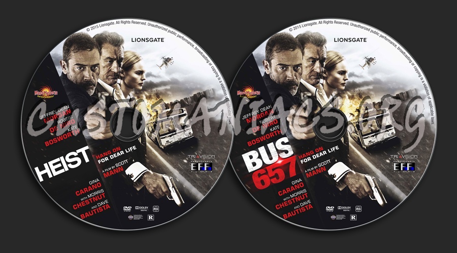 Heist aka: Bus657 dvd label