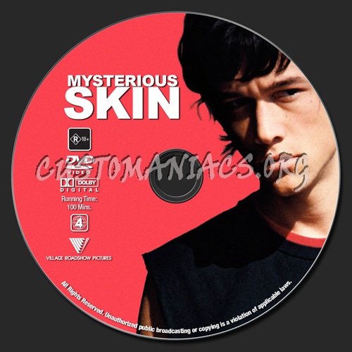 Mysterious Skin dvd label