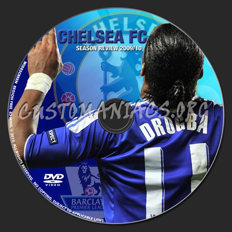 chelsea season review 09-10 dvd label