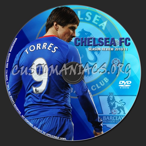 chelsea season review 10-11 dvd label