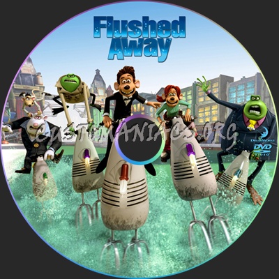 Flushed Away dvd label