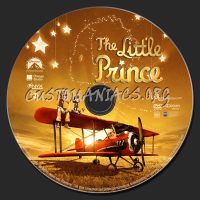 The Little Prince dvd label