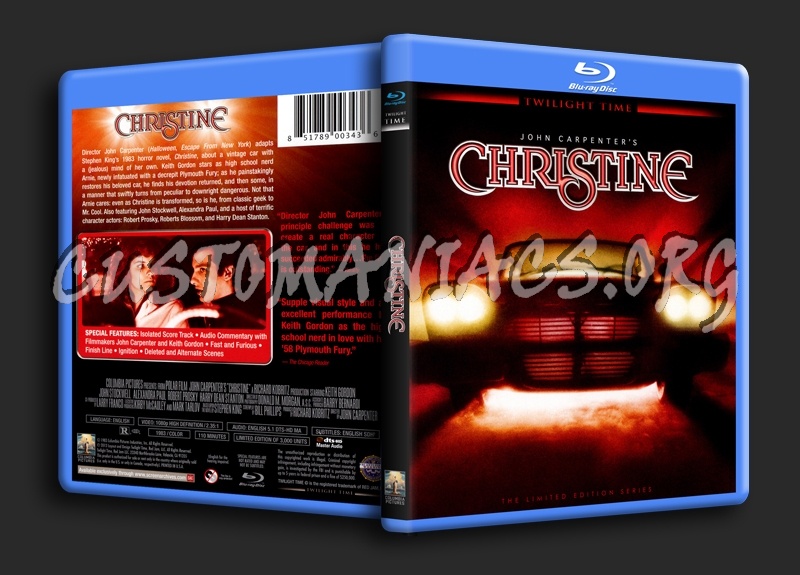 Christine blu-ray cover