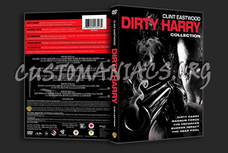 Clint Eastwood Dirty Harry Collection dvd cover