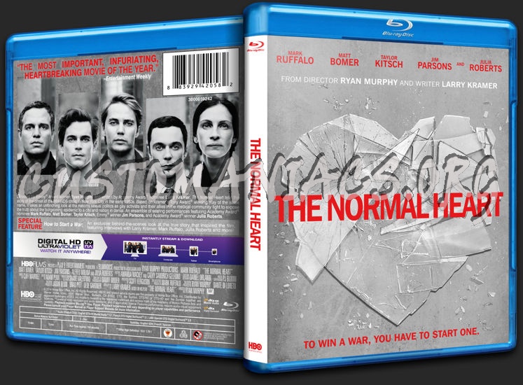 The Normal Heart blu-ray cover