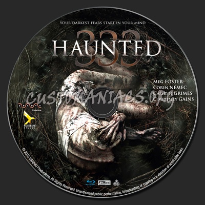 Haunted 333 blu-ray label