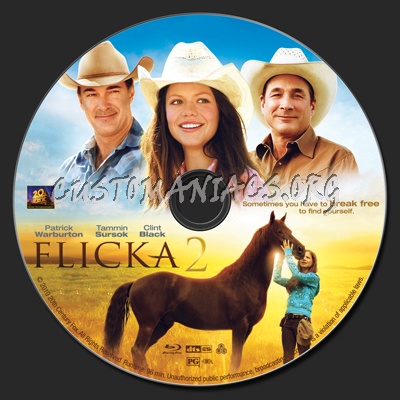 Flicka 2 blu-ray label