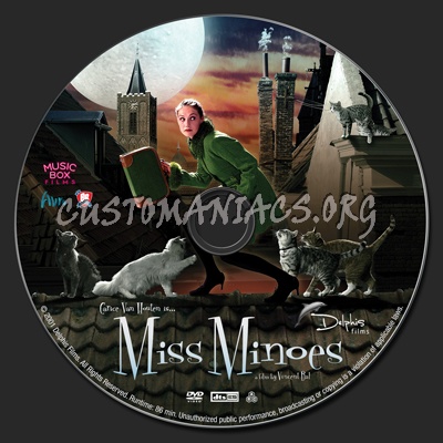 Miss Minoes blu-ray label