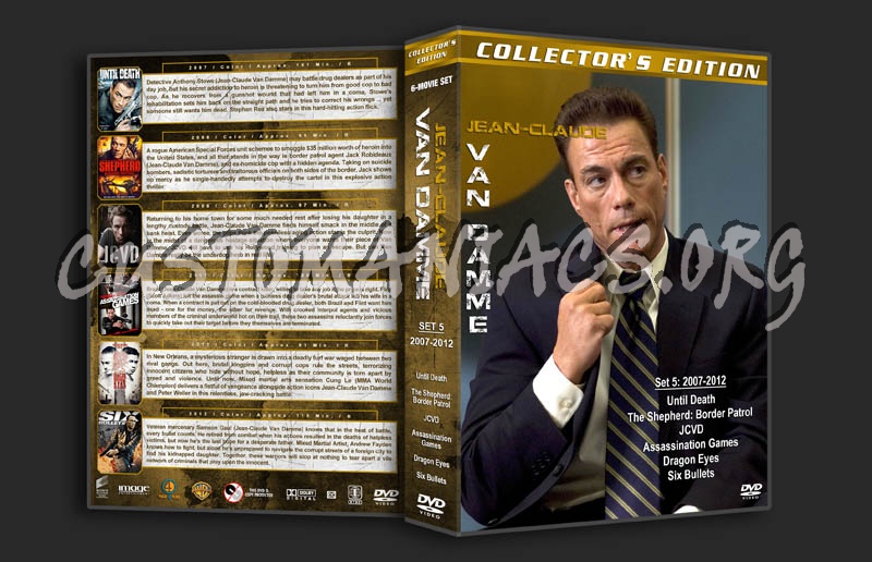 Jean-Claude Van Damme Film Collection - Set 5 (2007-2012) dvd cover