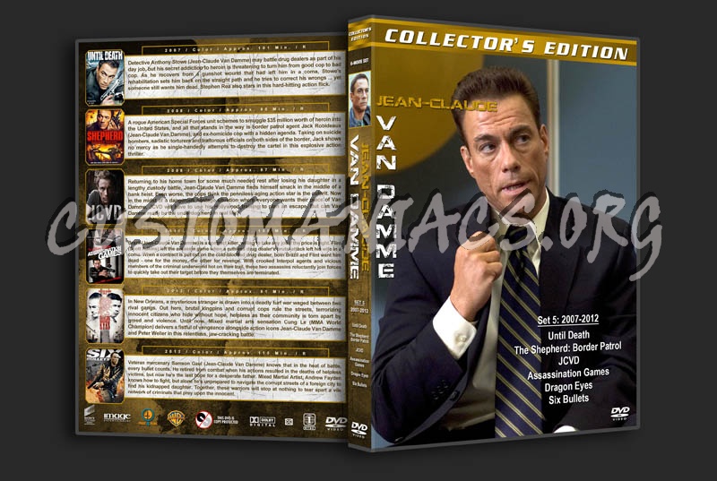 Jean-Claude Van Damme Film Collection - Set 5 (2007-2012) dvd cover