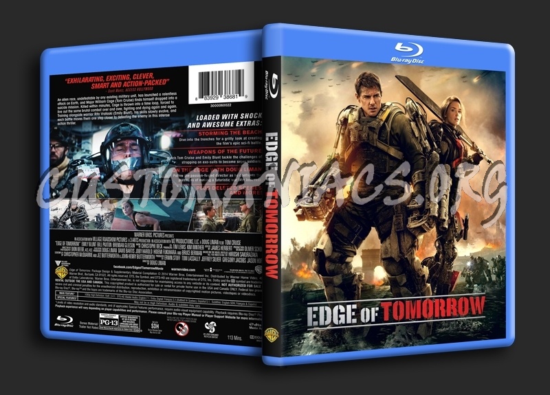 Edge of Tomorrow blu-ray cover